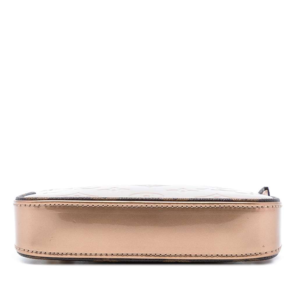 Louis Vuitton Monogram Vernis Mini Pochette Accessoires Pink Leather Good - Inside View