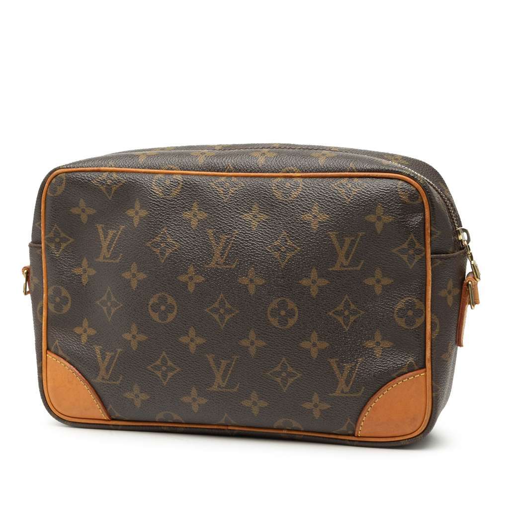 Louis Vuitton Monogram Trocadero 27 Brown Fair - Back View