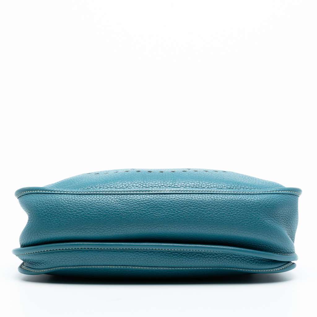 Hermès Clemence Evelyne III 29 Blue Leather Good condition - Inside View