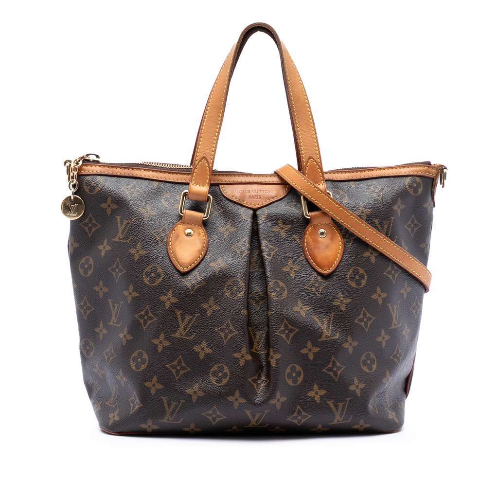 Louis Vuitton Monogram Palermo PM Brown Good - Front View