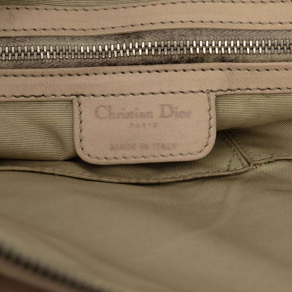 Dior Lambskin Karenina Frame Bag Brown Leather Good - Box View