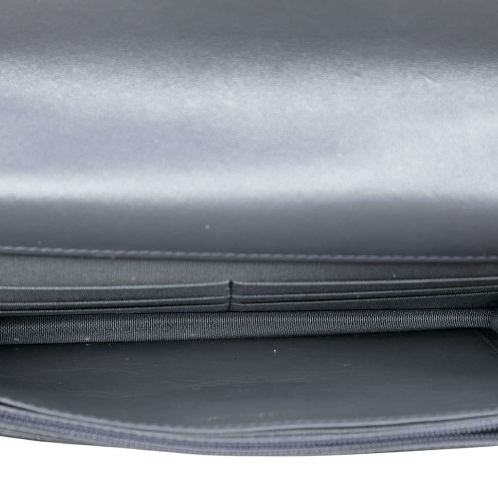 Chanel Quilted Lambskin 19 Wallet on Chain Grey Leather Good - Model View