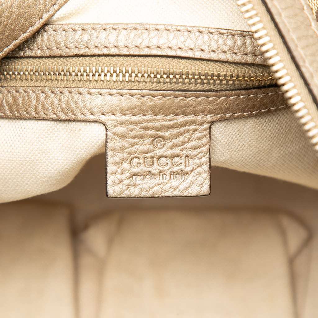 Gucci Large GG Canvas Bella Shoulder Bag Brown Canvas Very good condition - Box View