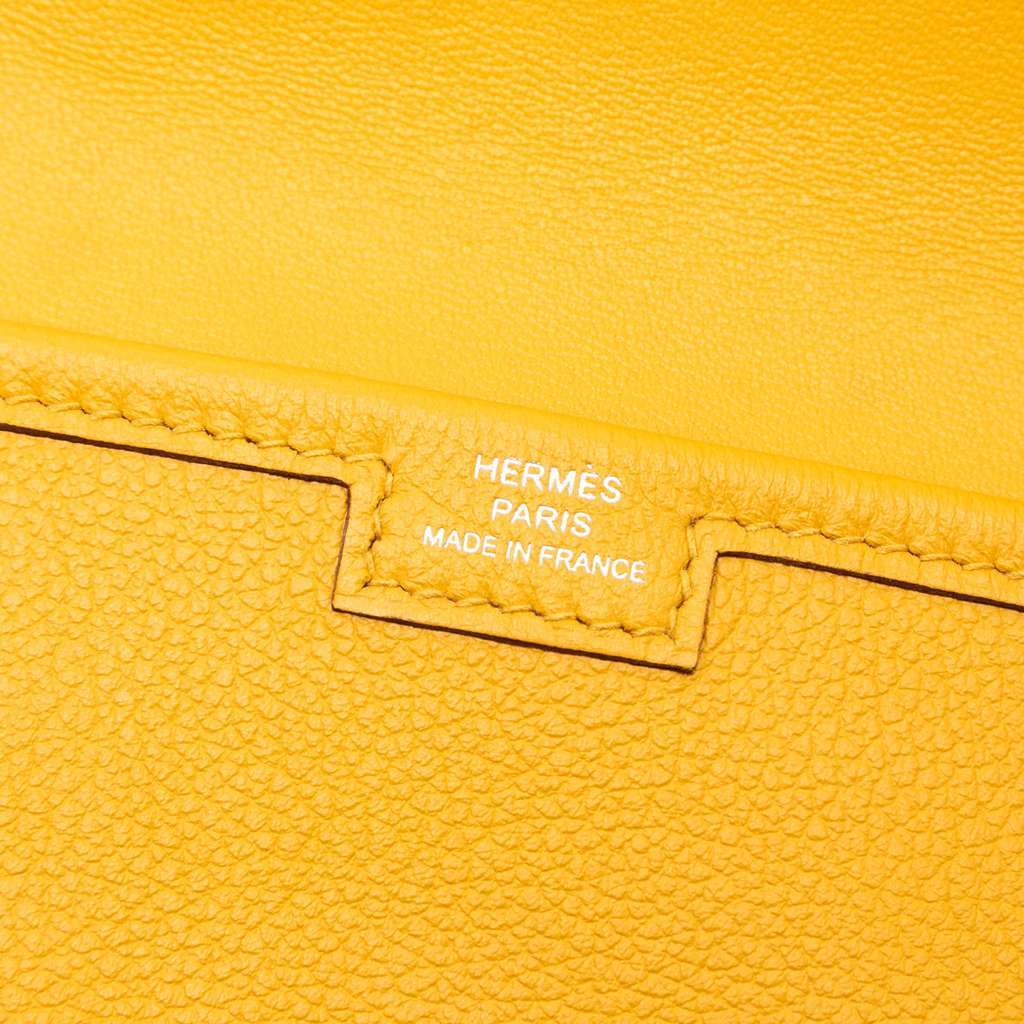 Hermès Swift Jige Elan 29 Yellow Leather Very good condition - Box View