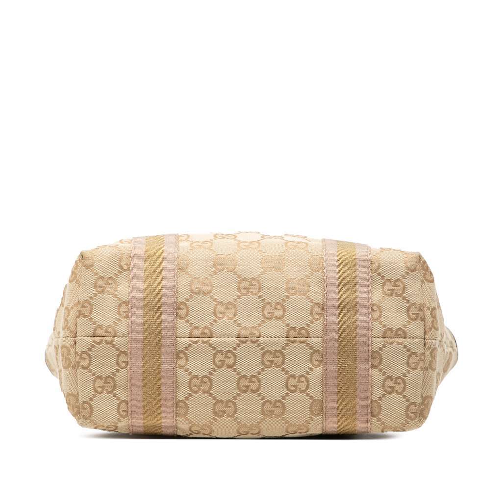 Gucci GG Canvas Jolicoeur Handbag Brown Canvas Very good - Inside View