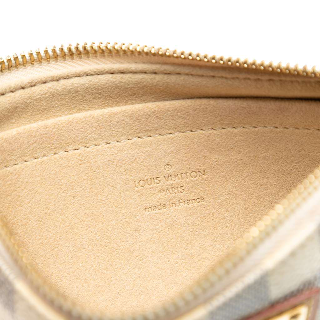 Louis Vuitton Damier Azur Pochette Milla MM White Good - Box View