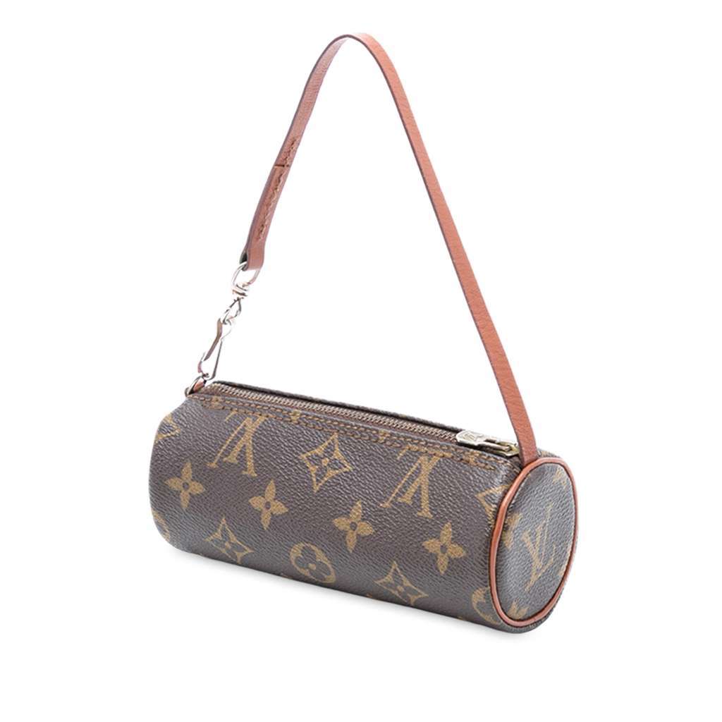 Louis Vuitton Monogram Papillon Pochette Brown Very good condition - Back View