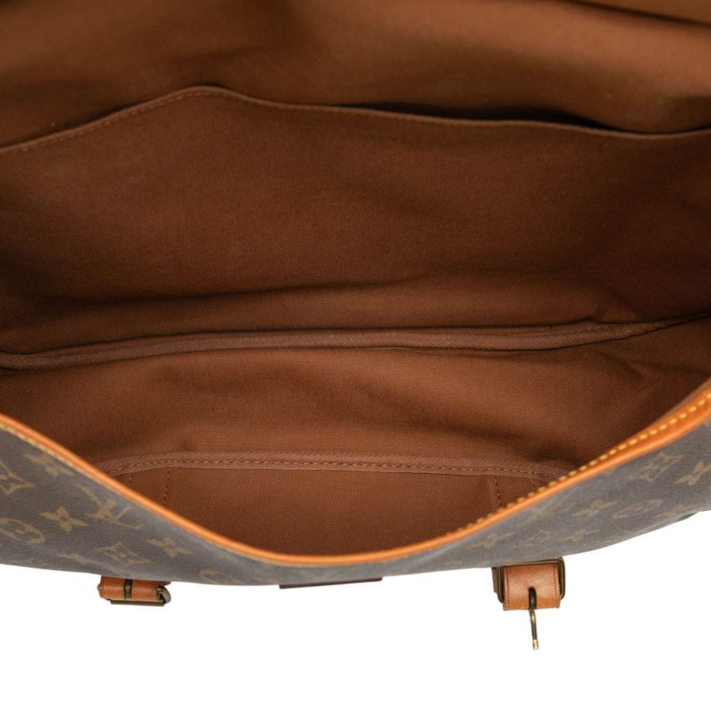Louis Vuitton Monogram Saumur 43 Brown Good - Model View