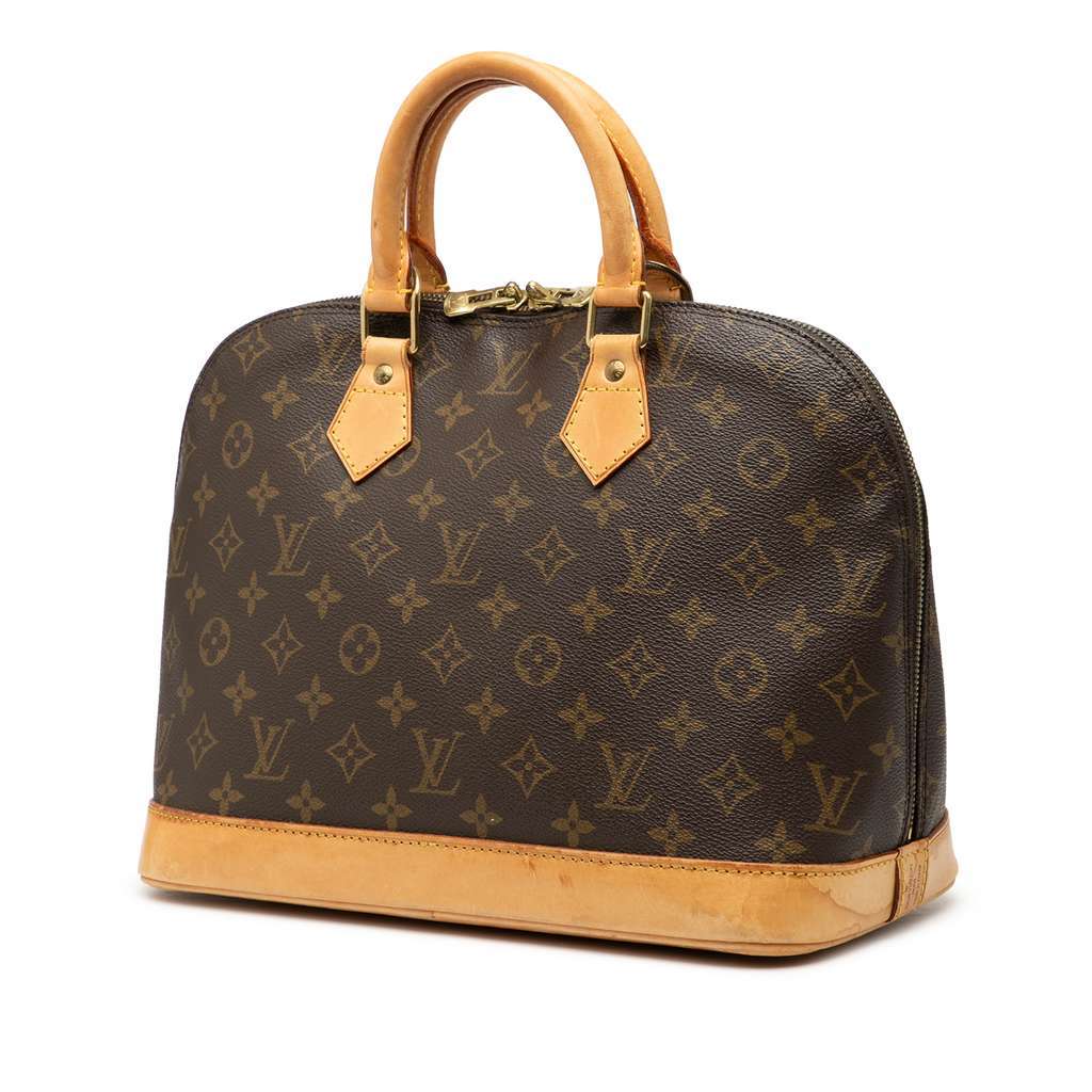 Louis Vuitton Monogram Alma PM Brown Good - Back View