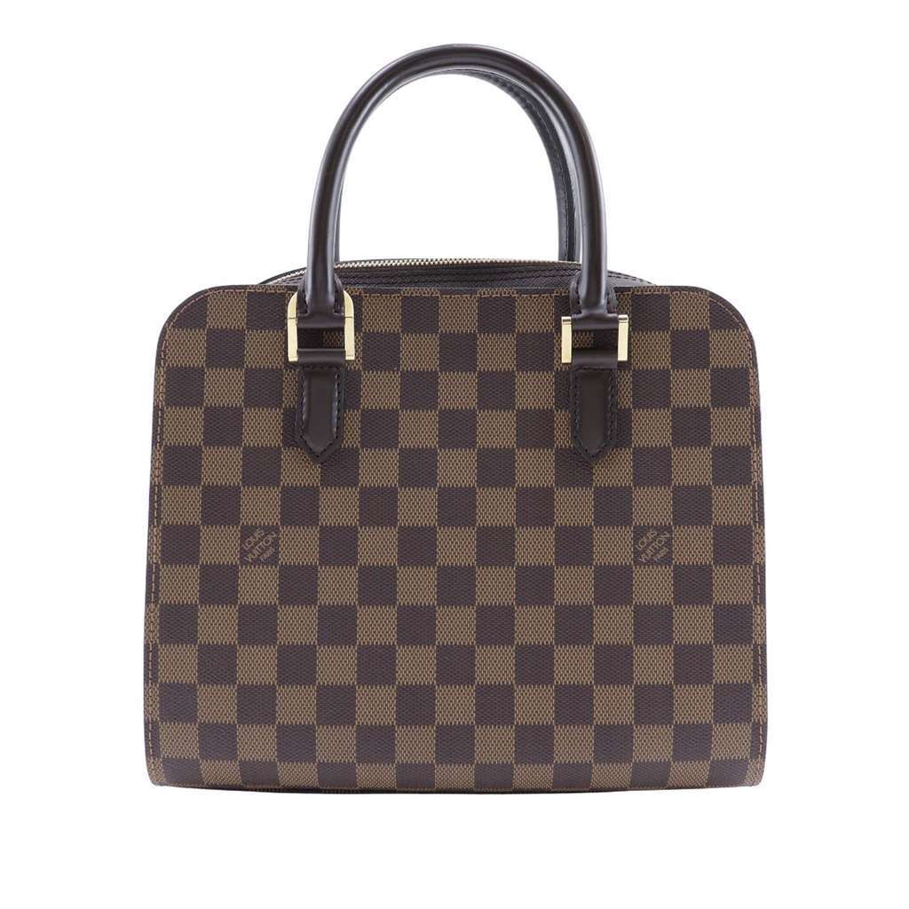 Louis Vuitton Damier Ebene Triana Brown Very good - Front View