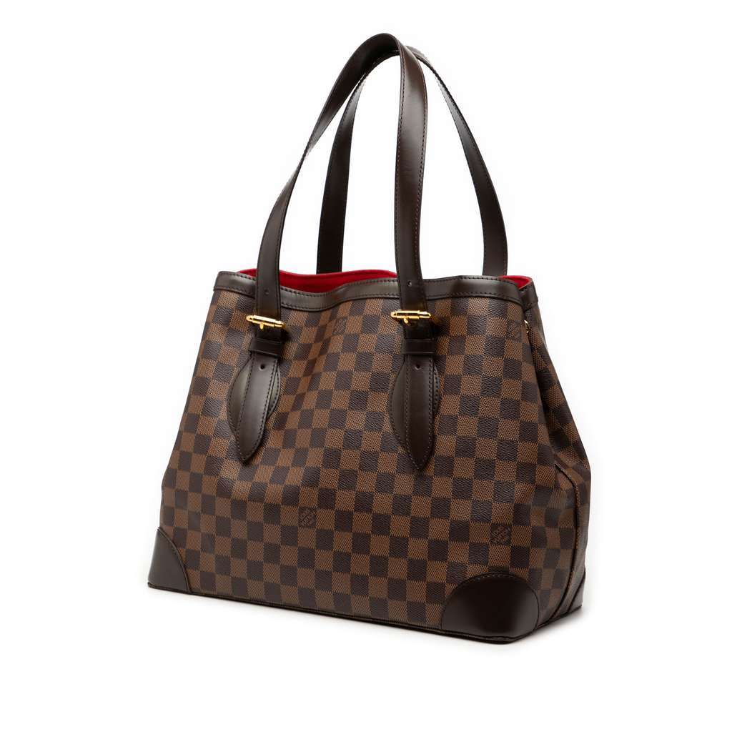Louis Vuitton Damier Ebene Hampstead MM Brown Good condition - Back View