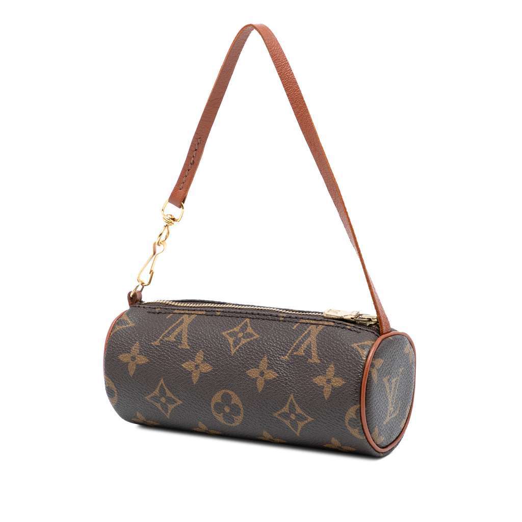 Louis Vuitton Monogram Papillon Pochette Brown Very good condition - Back View