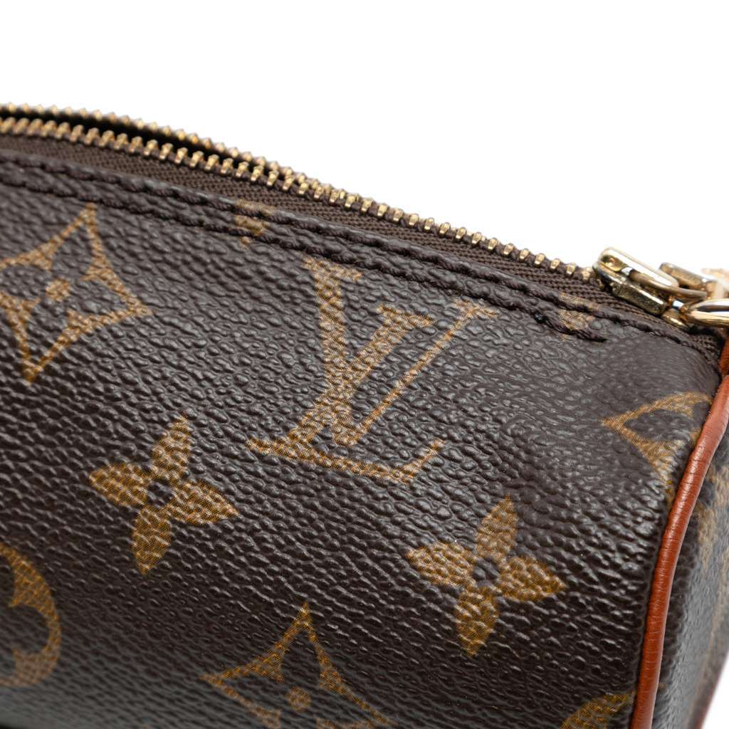 Louis Vuitton Monogram Papillon Pochette Brown Very good condition - Box View