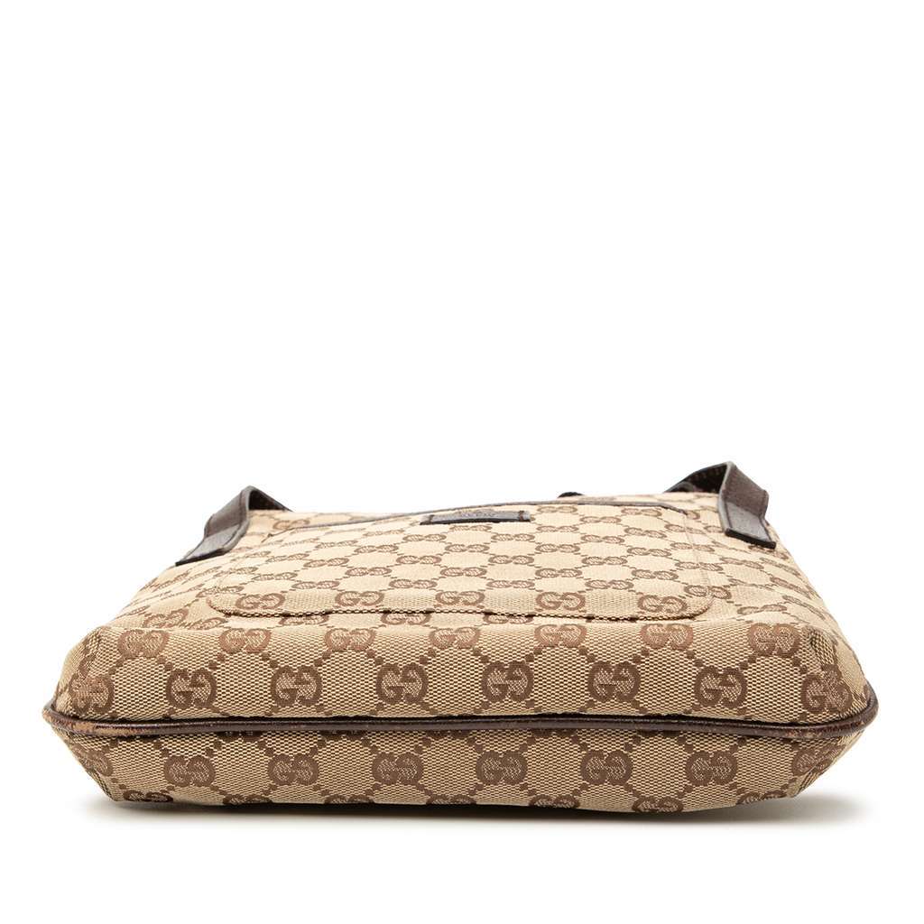Gucci GG Canvas Crossbody Brown Canvas Very good - Inside View