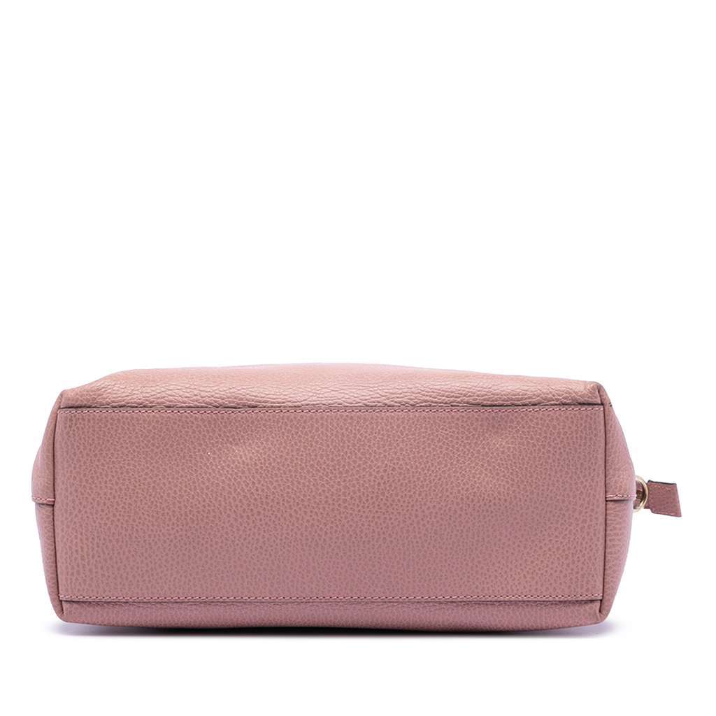 Gucci Dollar Calfskin GG Charm Satchel Pink Leather Very good - Inside View
