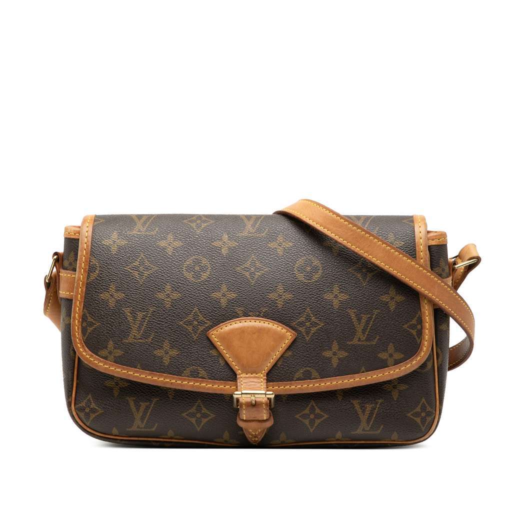 Louis Vuitton Monogram Sologne Brown Very good - Front View