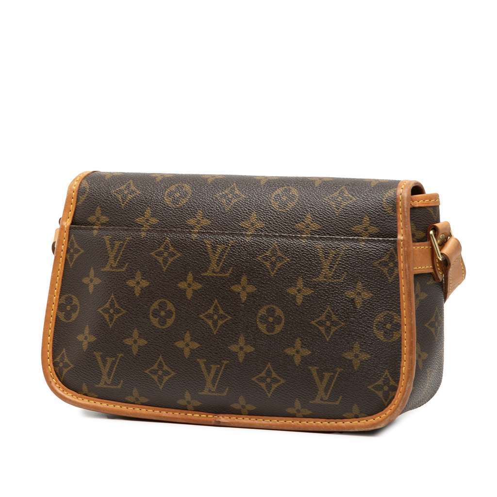 Louis Vuitton Monogram Sologne Brown Very good - Back View