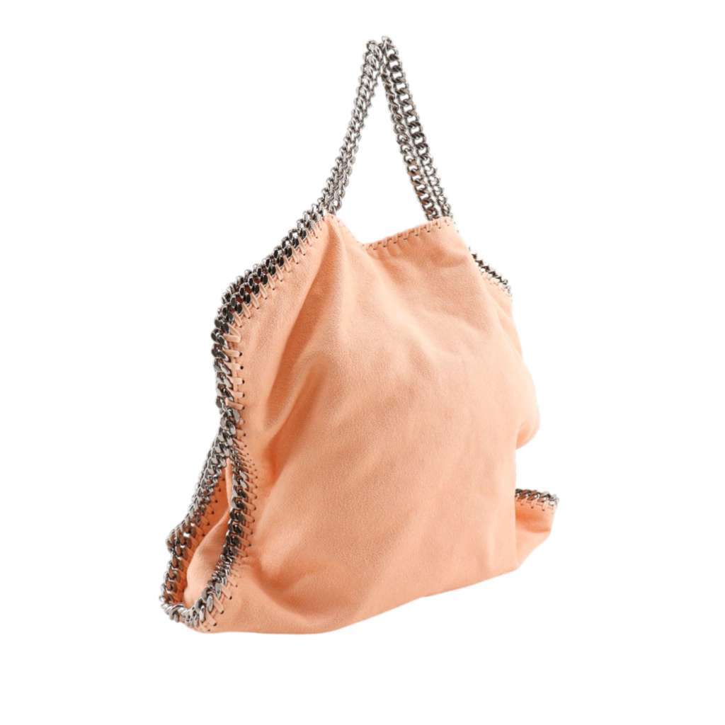 Stella Mccartney Falabella Shaggy Deer Tote Pink Polyester Good - Inside View