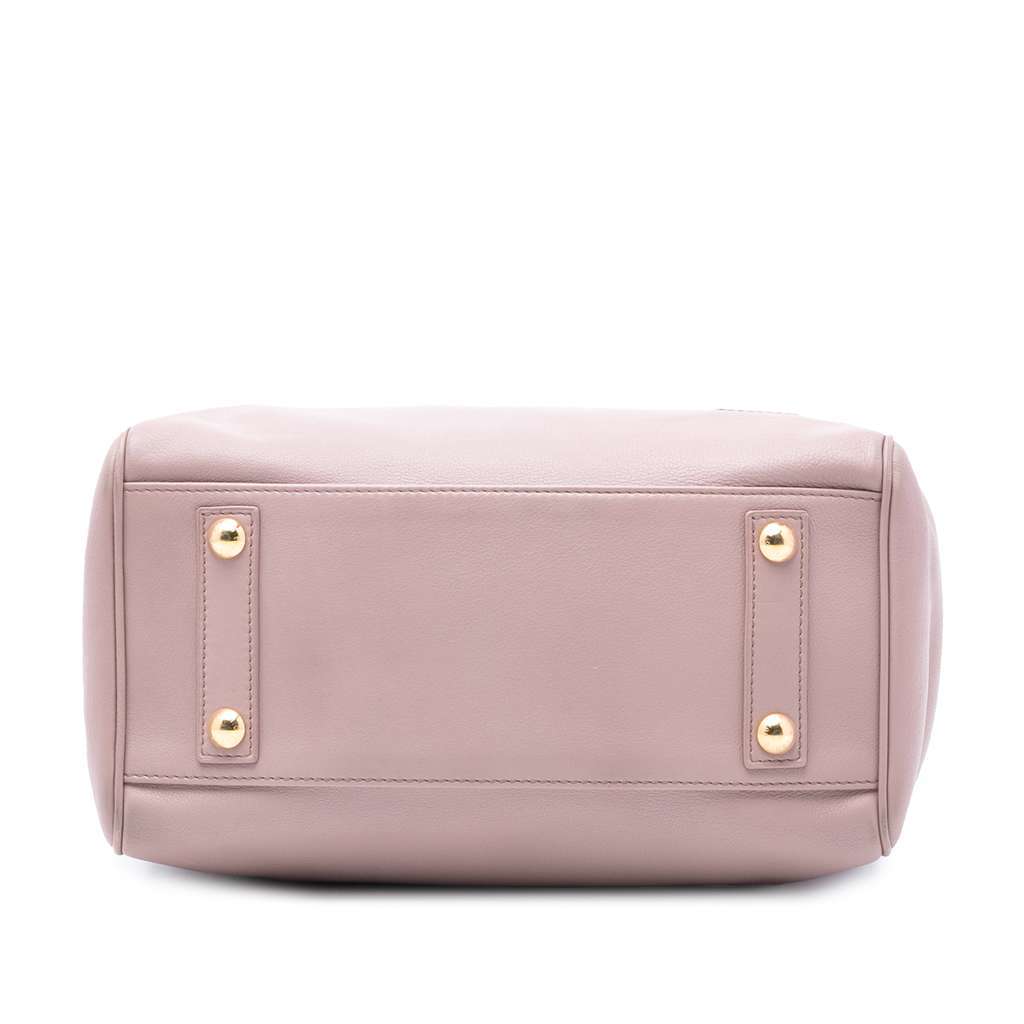 Louis Vuitton Limited Edition Cuir Cinema Intrigue Top Handle Bag Pink Leather Very good condition - Inside View