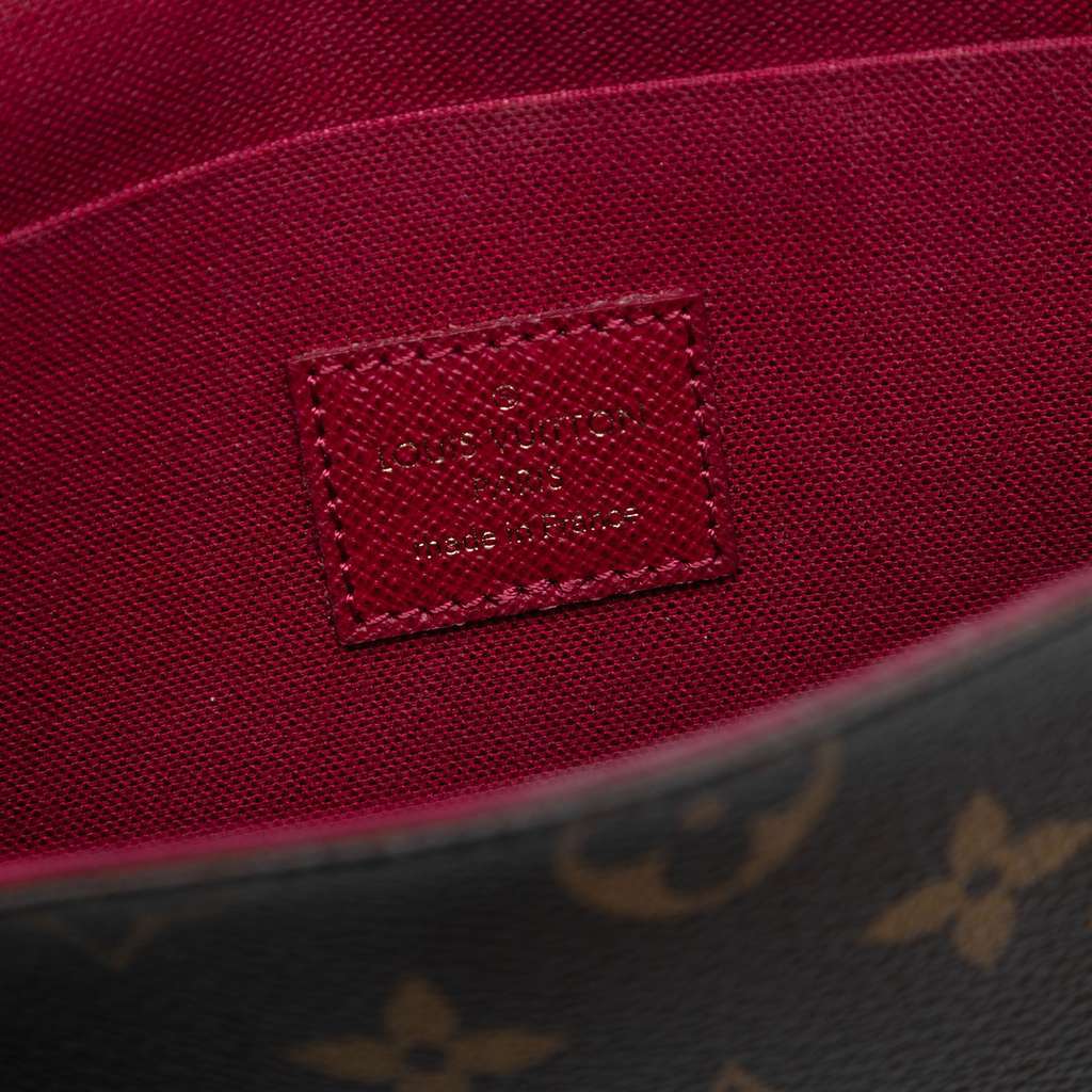 Louis Vuitton Monogram Pochette Felicie Brown Good - Box View
