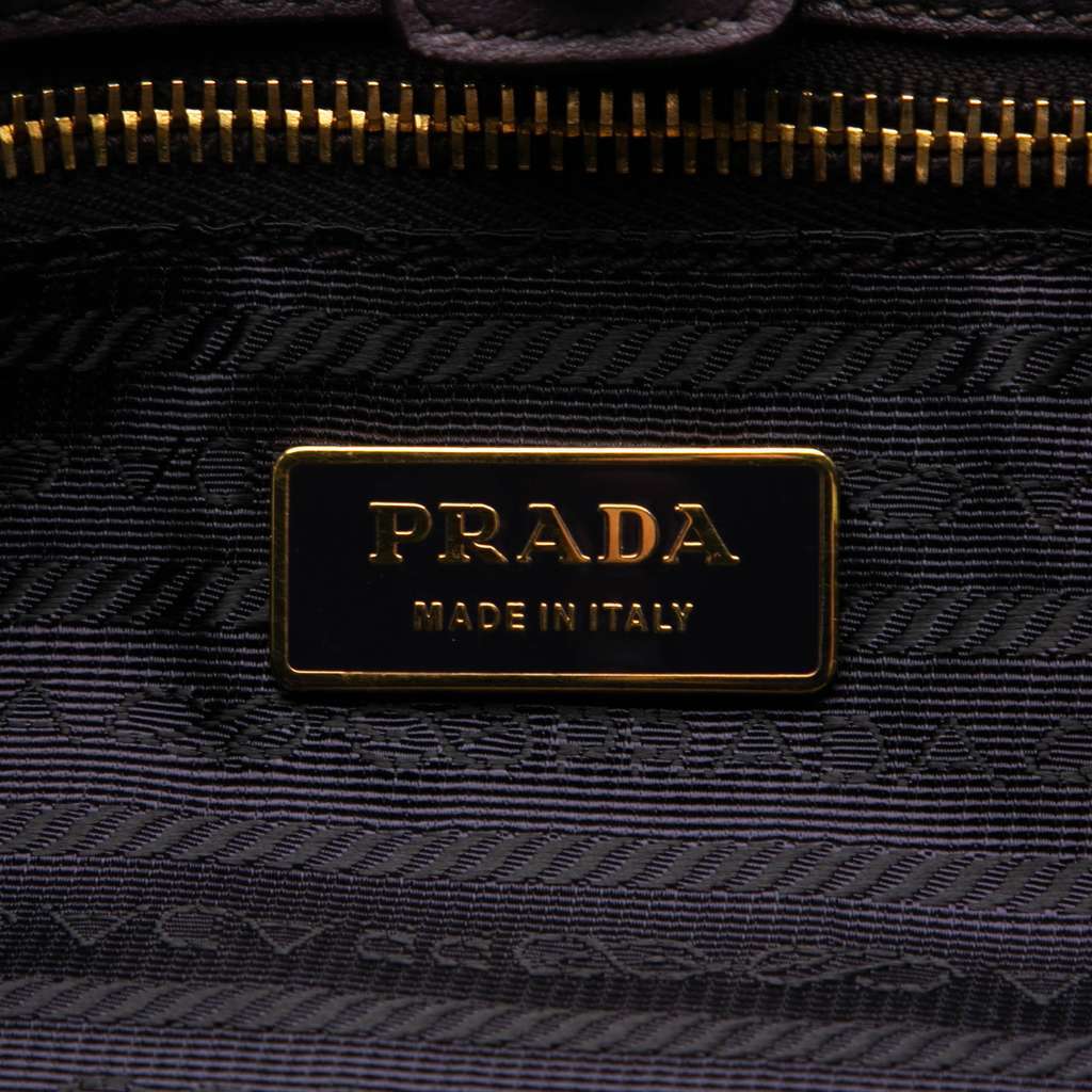 Prada Tessuto Fiocco Tote Purple Very good - Box View