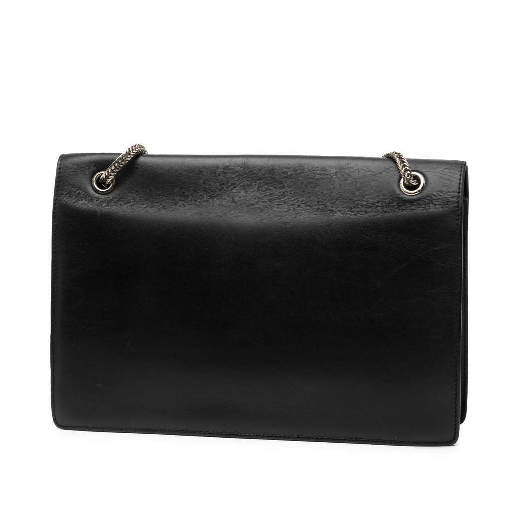Saint Laurent Medium Studded Leather Betty Shoulder Bag Black Leather Very good - Back View