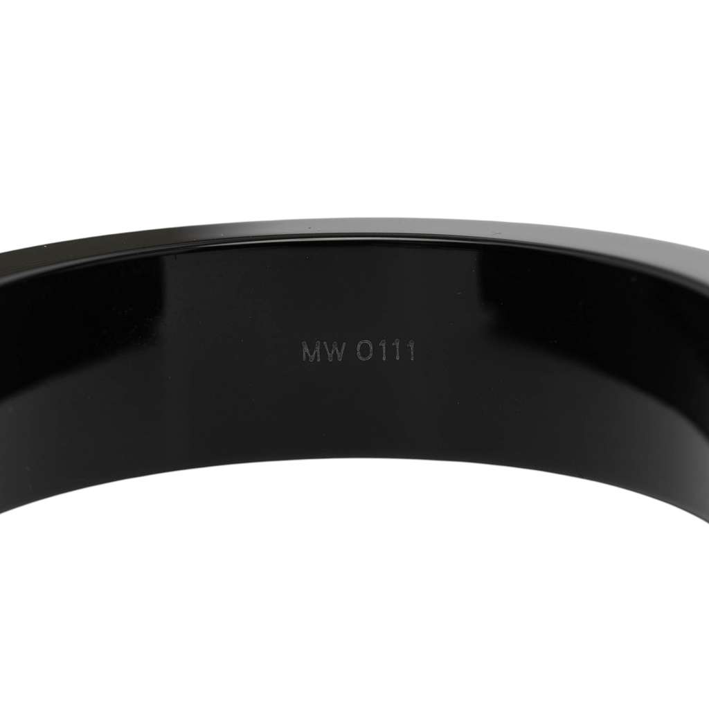 Louis Vuitton Resin Lock Me Bangle Black Very good - Box View