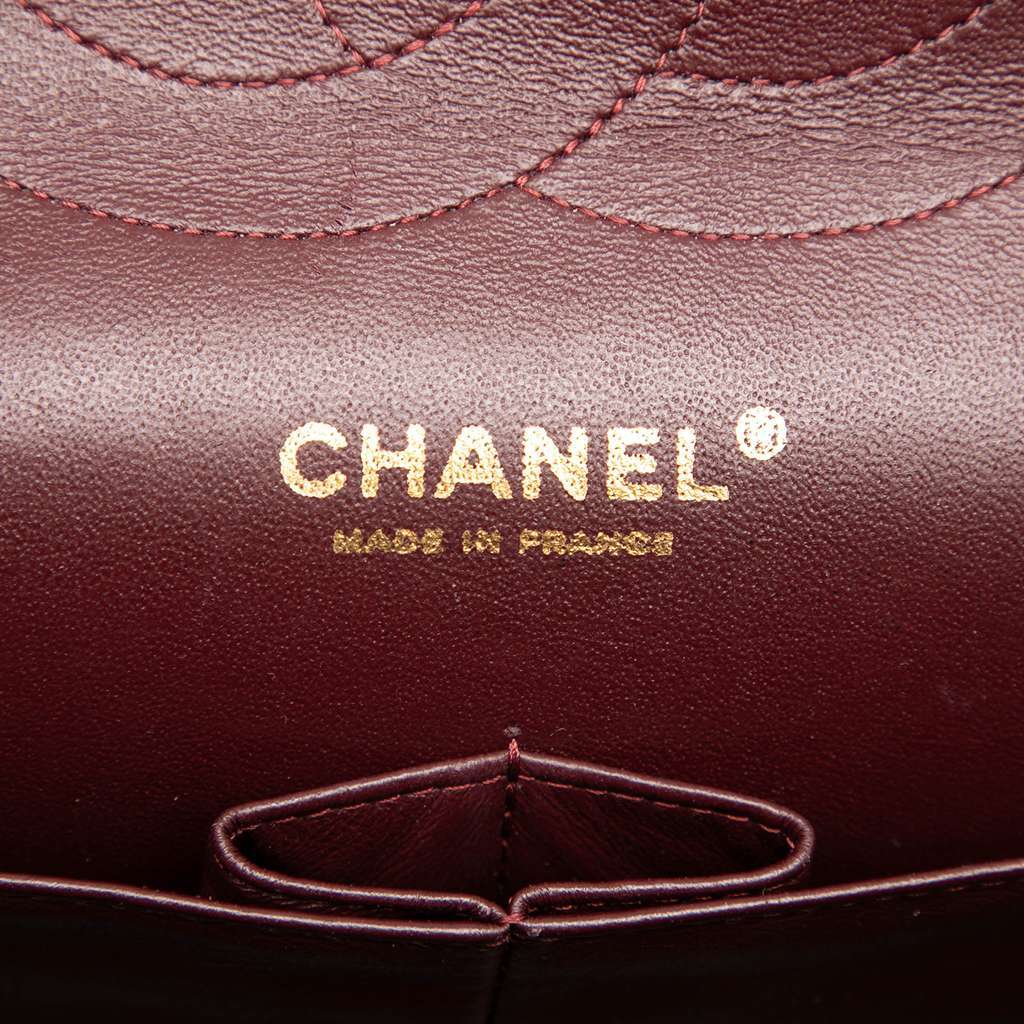 Chanel Jumbo Classic Lambskin Double Flap Black Leather Very good condition - Box View