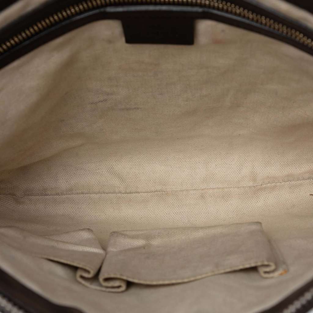 Gucci Guccissima Mayfair Crossbody Brown Leather Very good - Model View