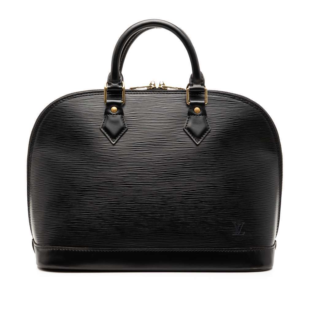 Louis Vuitton Epi Alma PM Black Leather Very good - Front View