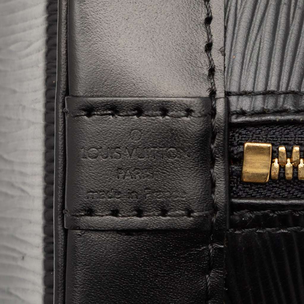 Louis Vuitton Epi Alma PM Black Leather Very good - Box View