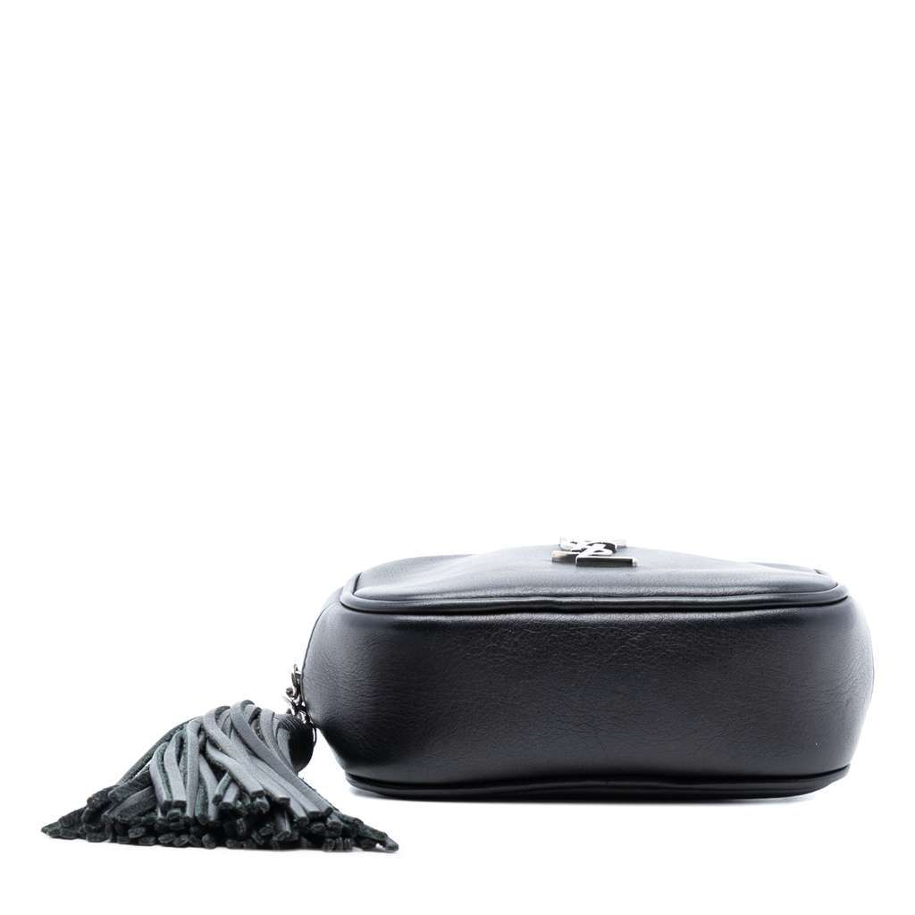 Saint Laurent Calfskin Monogram Blogger Bag Black Leather Very good condition - Inside View