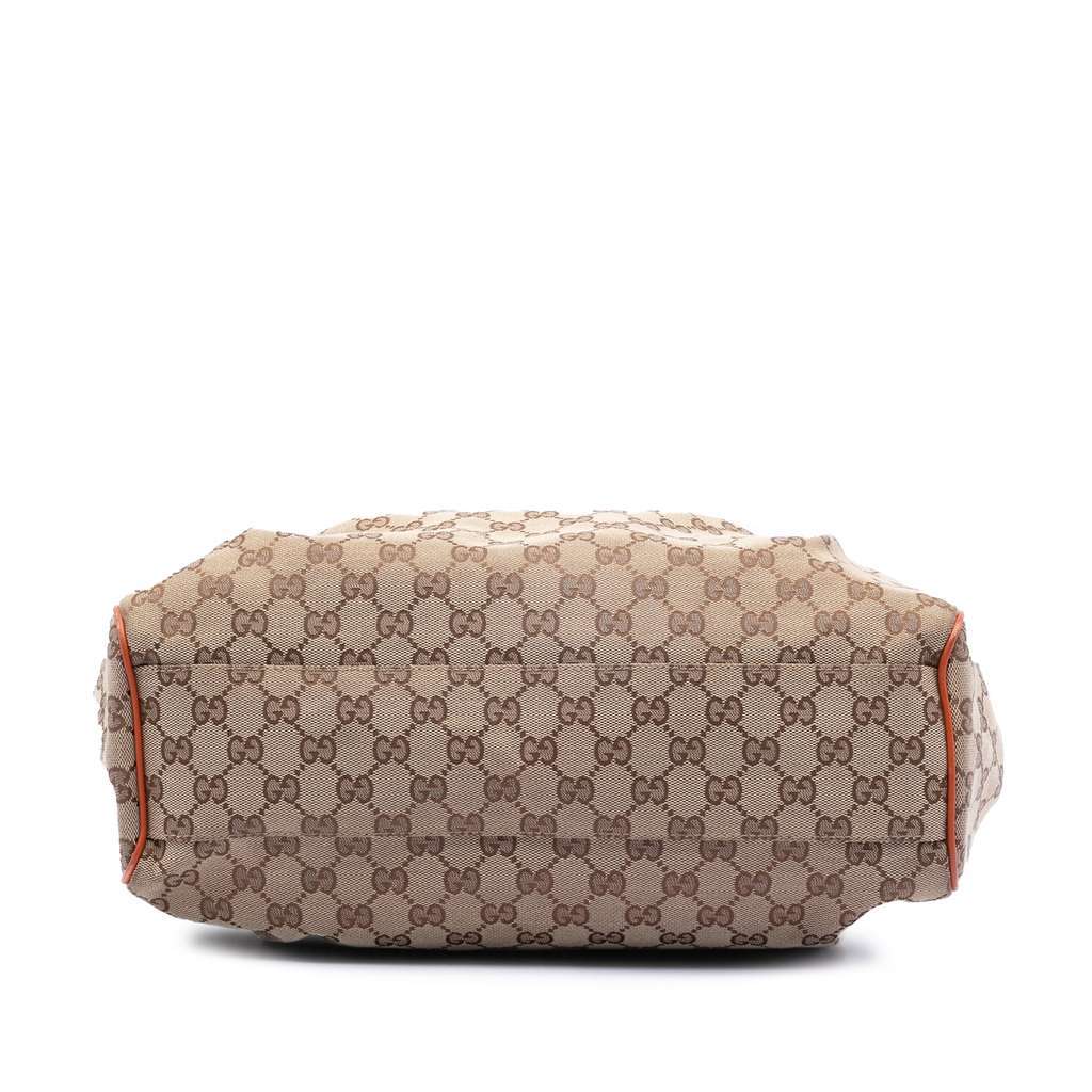 Gucci Medium GG Canvas Sukey Tote Brown Canvas Good condition - Inside View
