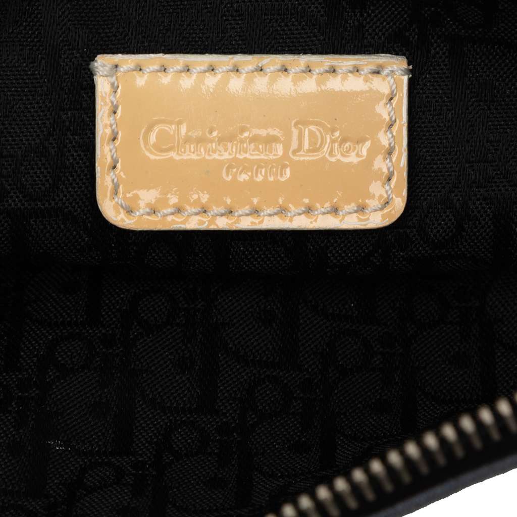 Dior Mini Canvas Camouflage Saddle Pochette Blue Canvas Very good - Box View