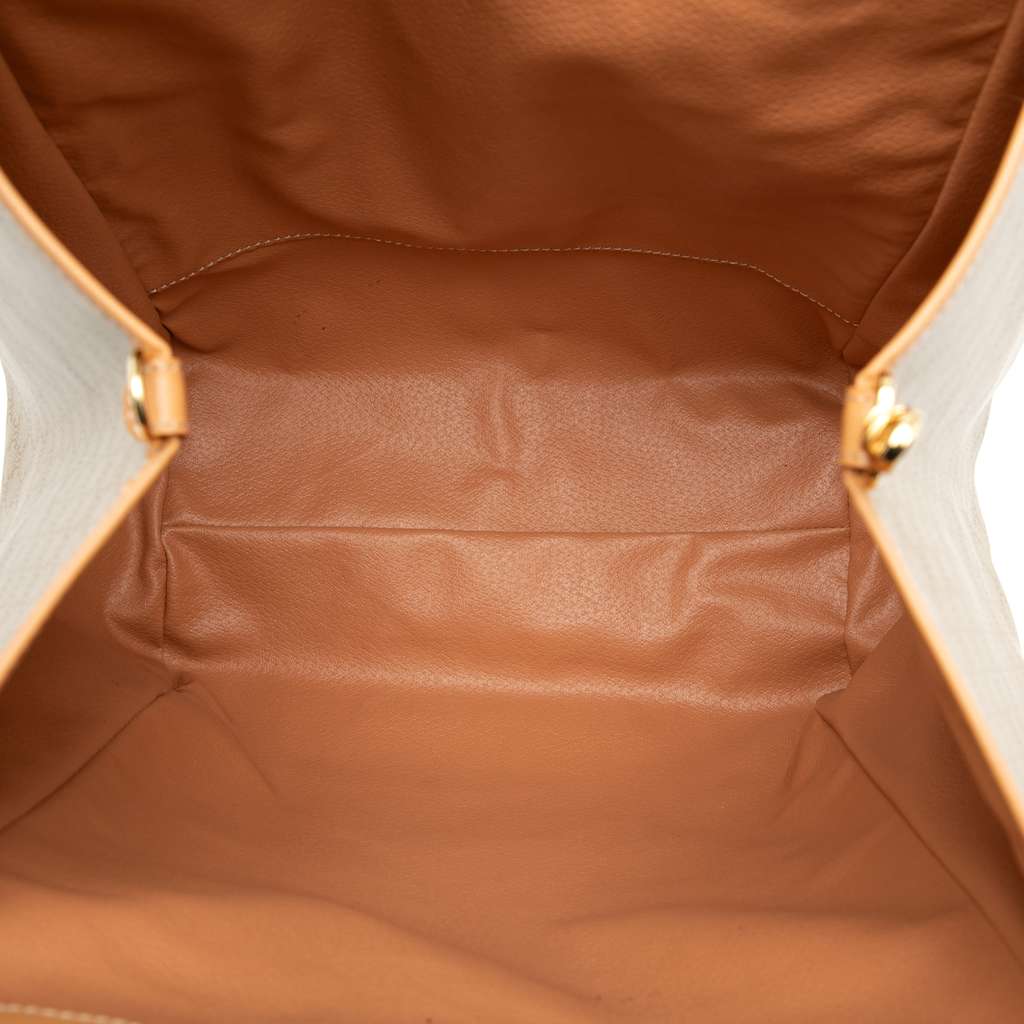 Celine Macadam Coated Canvas Tote Brown Canvas Very good - Model View