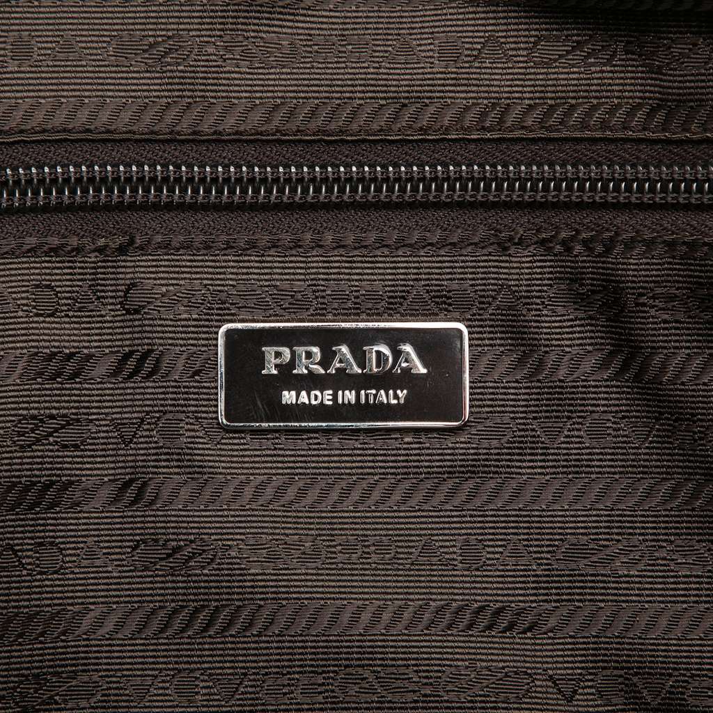 Prada Canvas Shoulder Bag Brown Canvas Very good - Box View