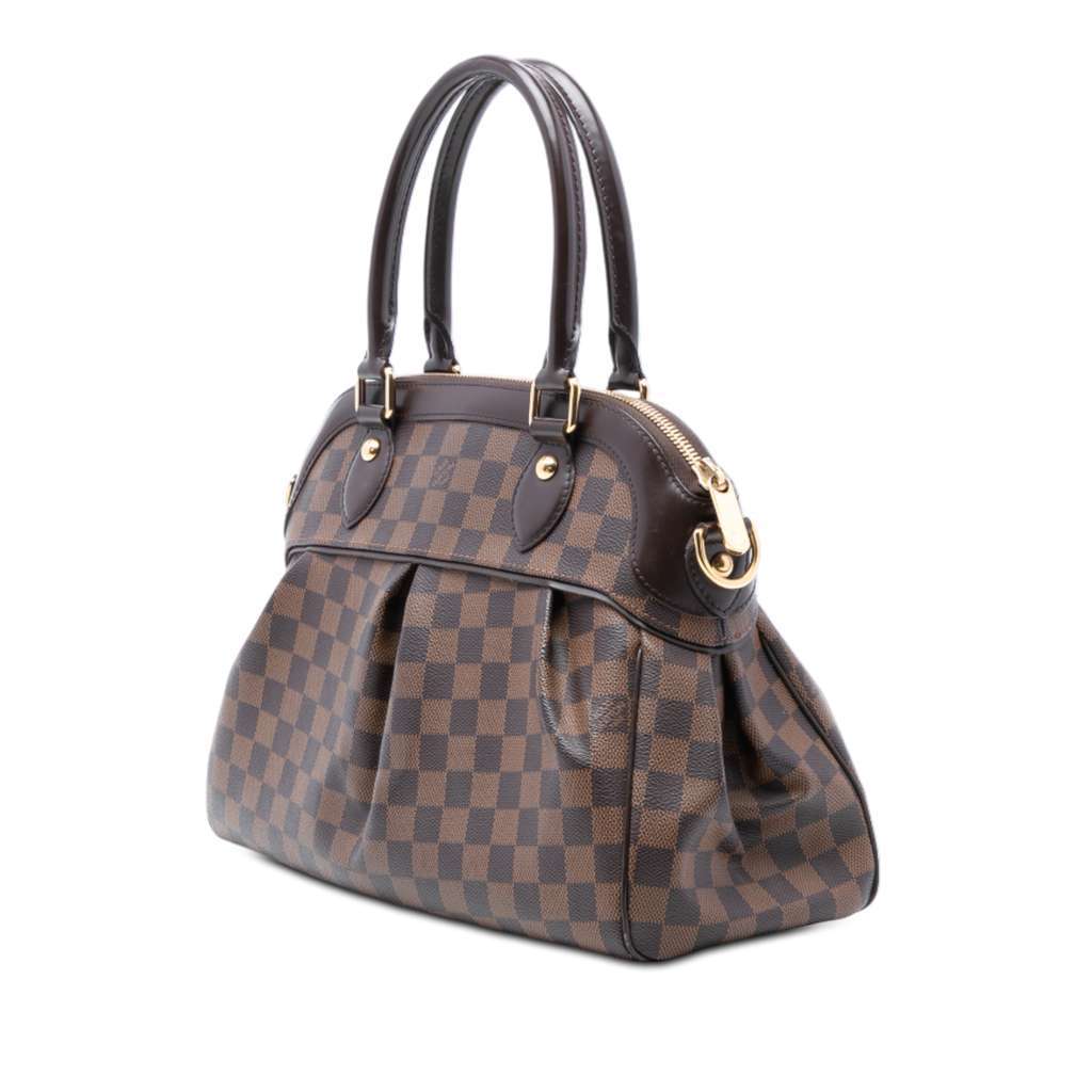 Louis Vuitton Damier Ebene Trevi PM Brown Very good - Back View