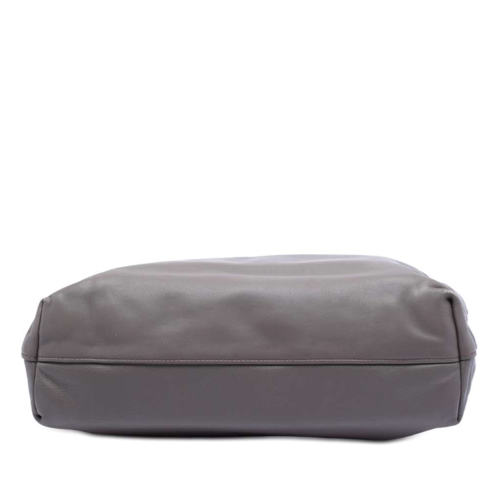 Prada Soft Calf Open Convertible Tote Grey Leather Very good - Inside View