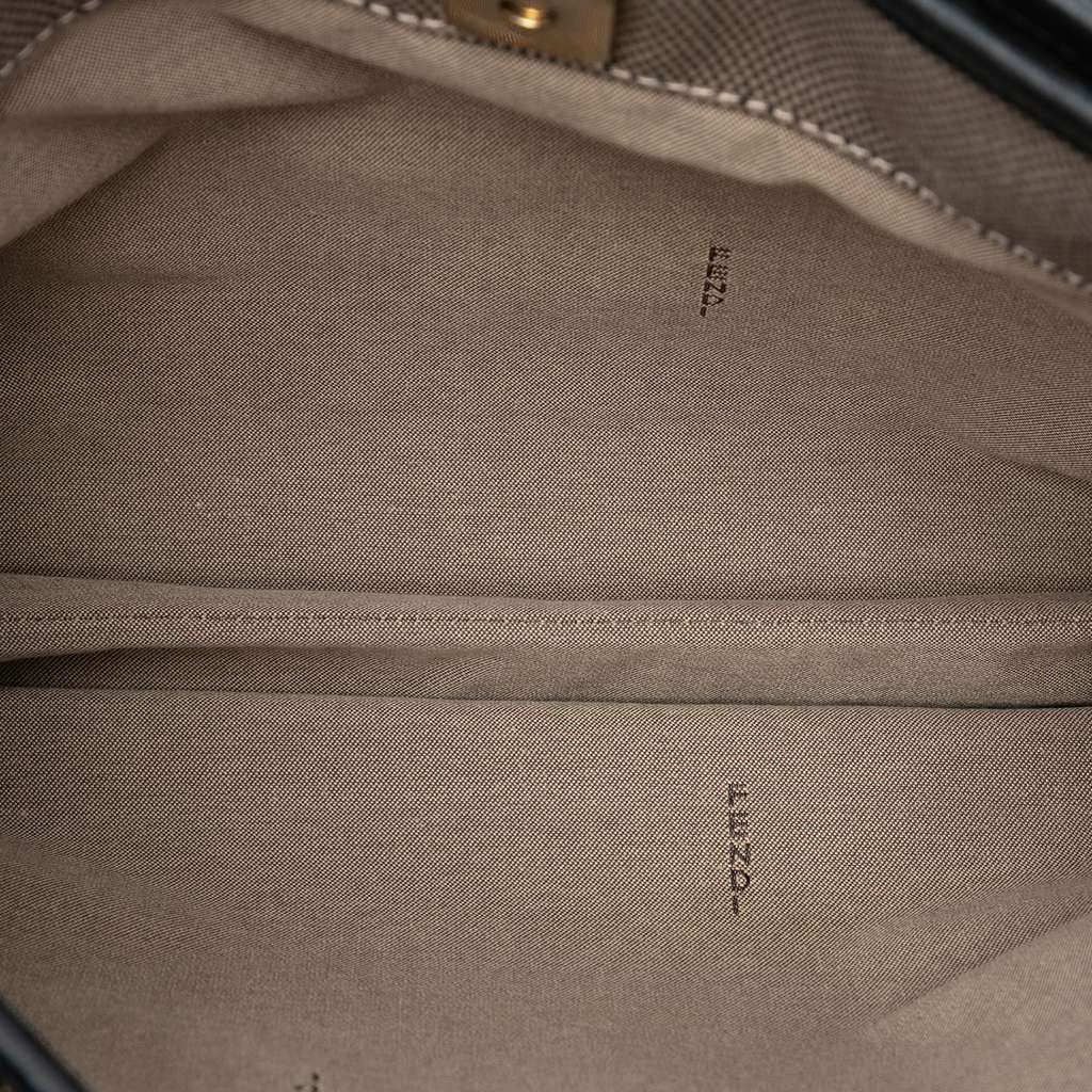 Fendi Canvas Zucca Crossbody Brown Canvas Very good - Model View