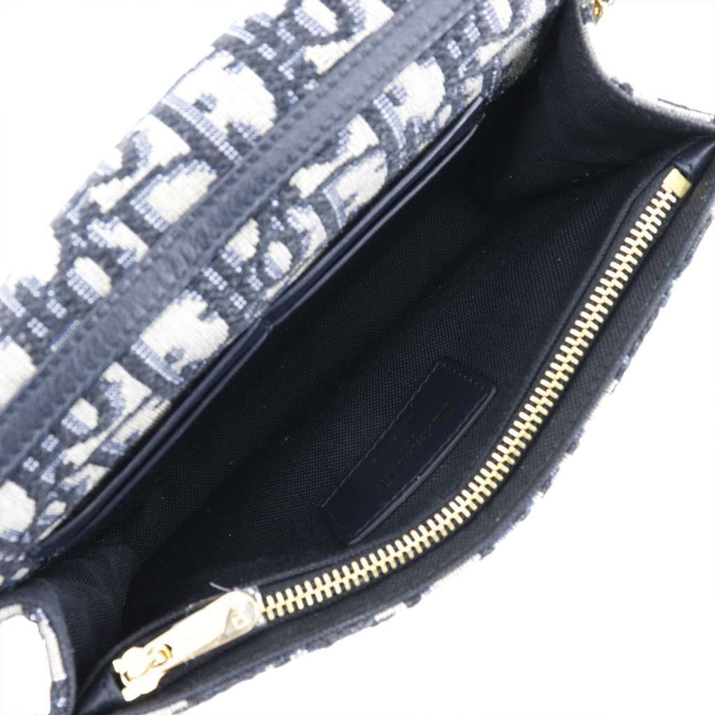 Dior Oblique 30 Montaigne 2 in 1 Pouch Blue Canvas Very good - Inside View