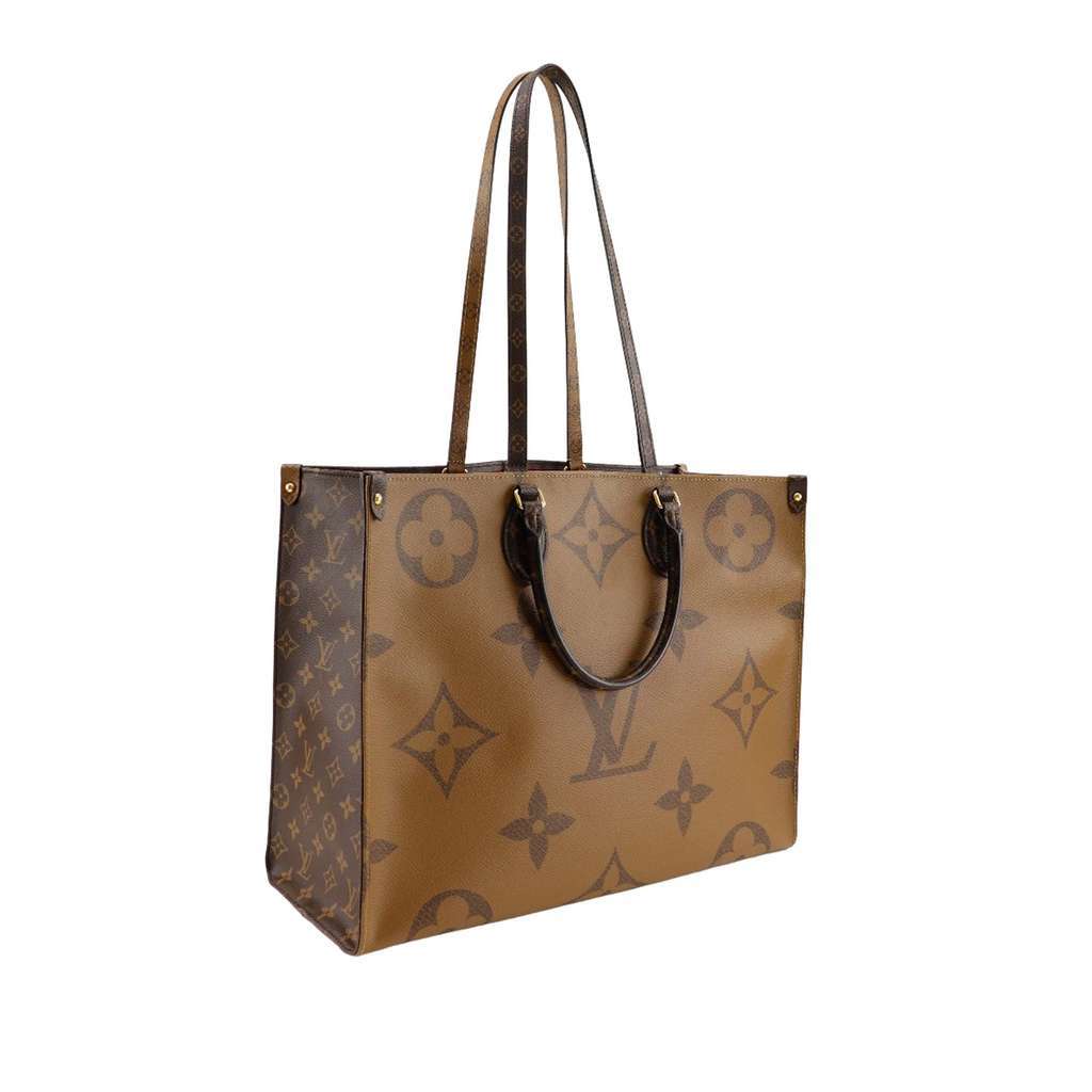Louis Vuitton Monogram Reverse Giant OnTheGo GM Brown Very good - Back View