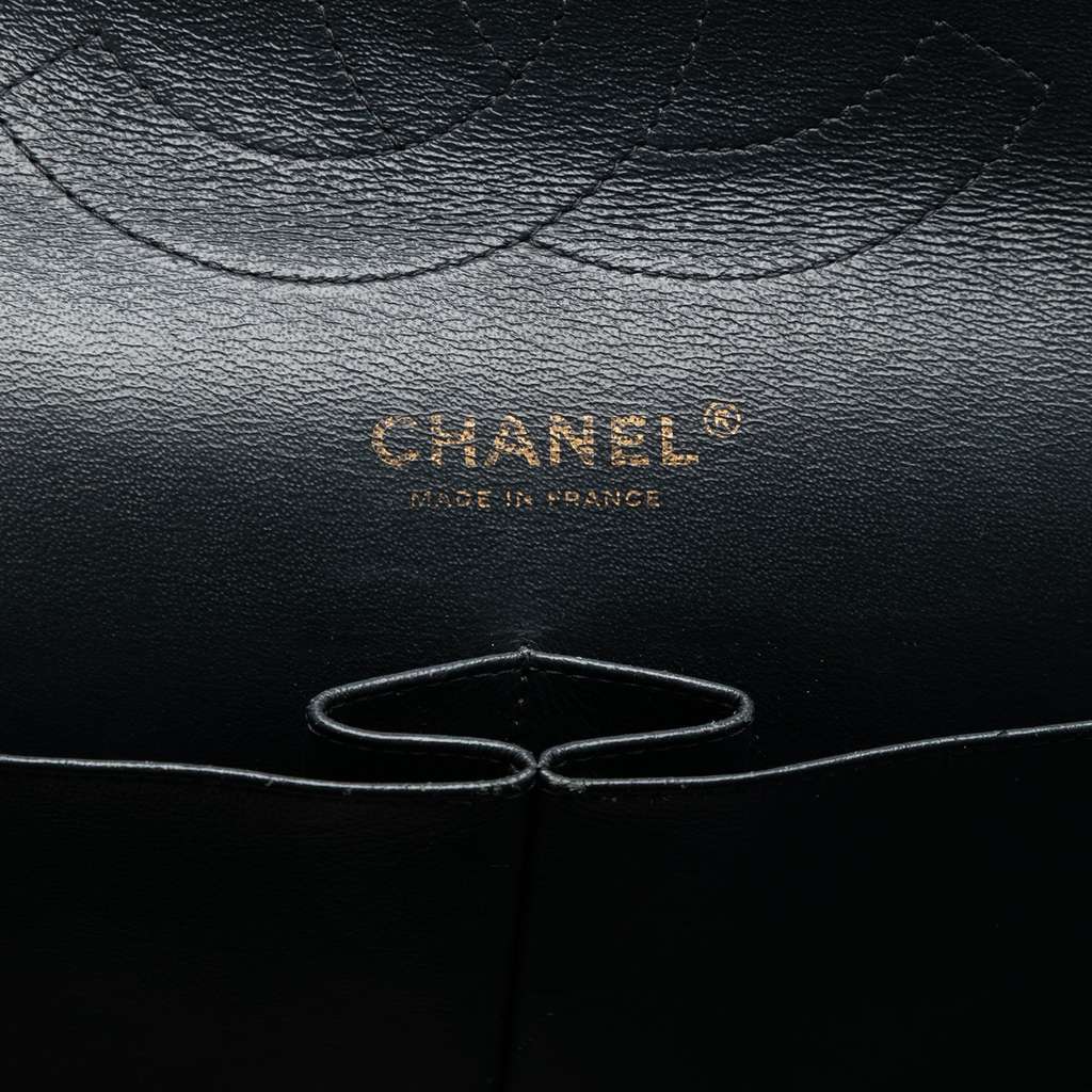 Chanel Jumbo Classic Caviar Double Flap Black Leather Very good - Box View