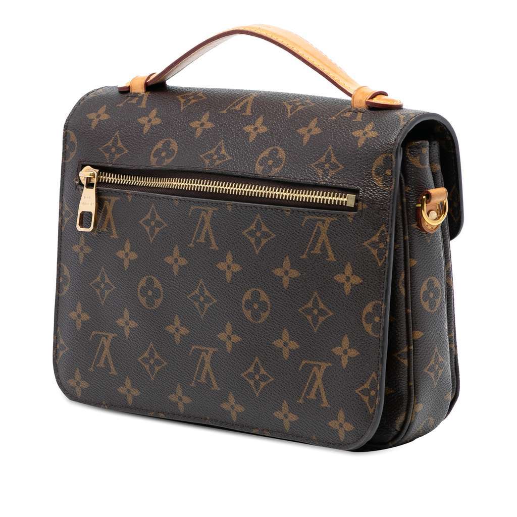 Louis Vuitton Monogram Pochette Metis Brown Very good - Back View