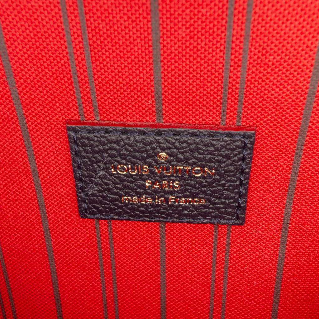 Louis Vuitton Monogram Empreinte Pochette Metis Blue Leather Good - Box View