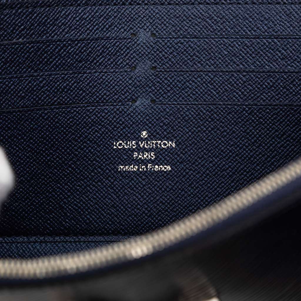 Louis Vuitton Epi Sequin Flames Twist Chain Wallet Blue Leather Very good - Box View