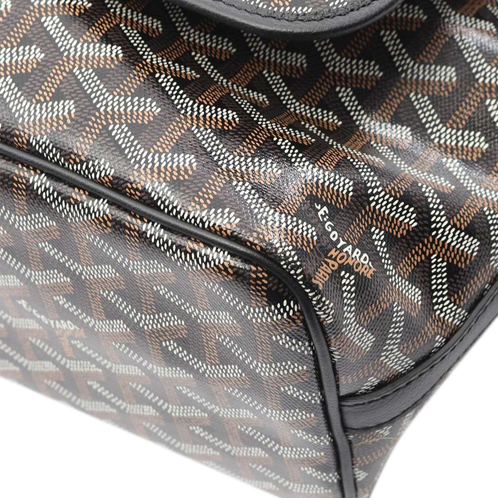 Goyard Goyardine Capetien MM Messenger Bag Black Canvas Good condition - Box View