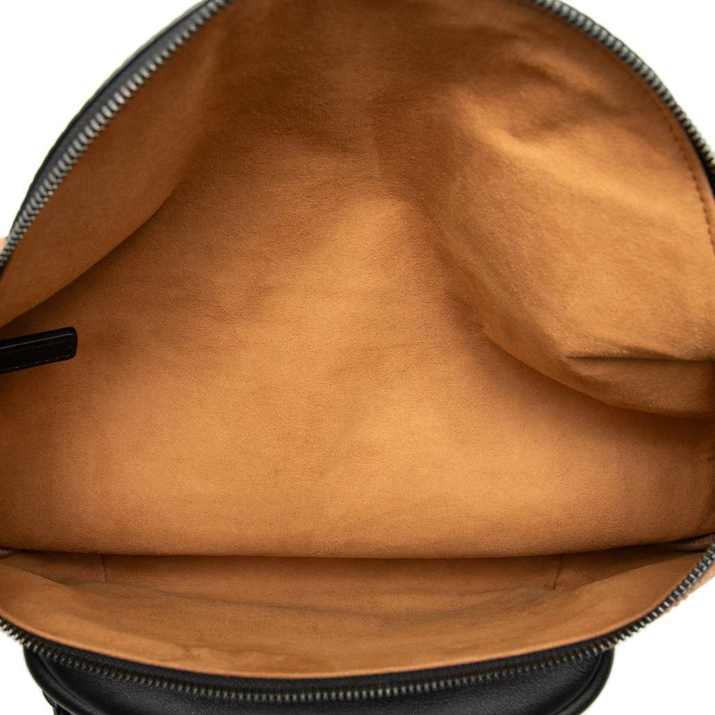 Mcm Large Visetos Coated Canvas Fursten Belt Bag Brown Canvas Good - Model View