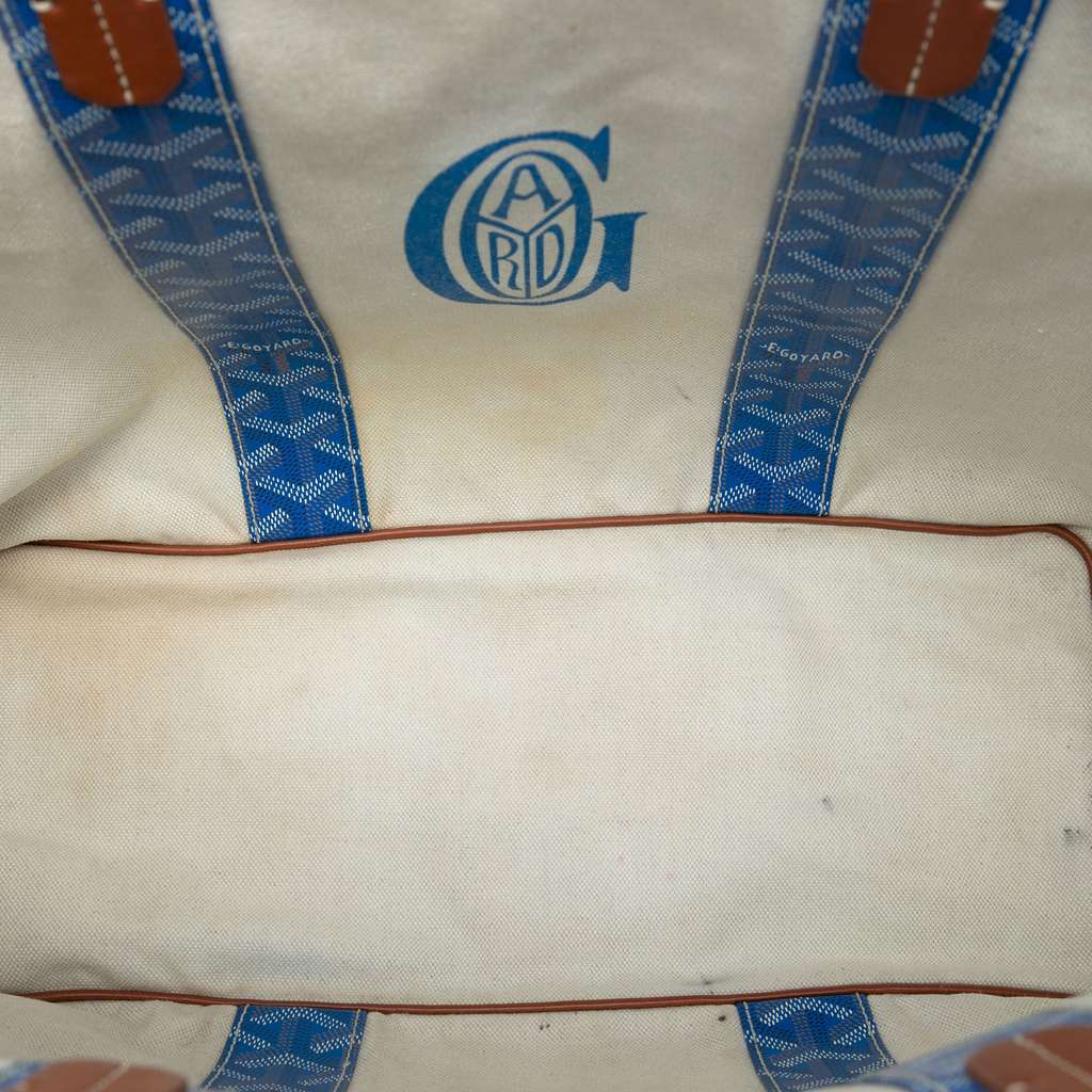 Goyard Goyardine Reversible Pertuis PM Blue Canvas Very good - Model View