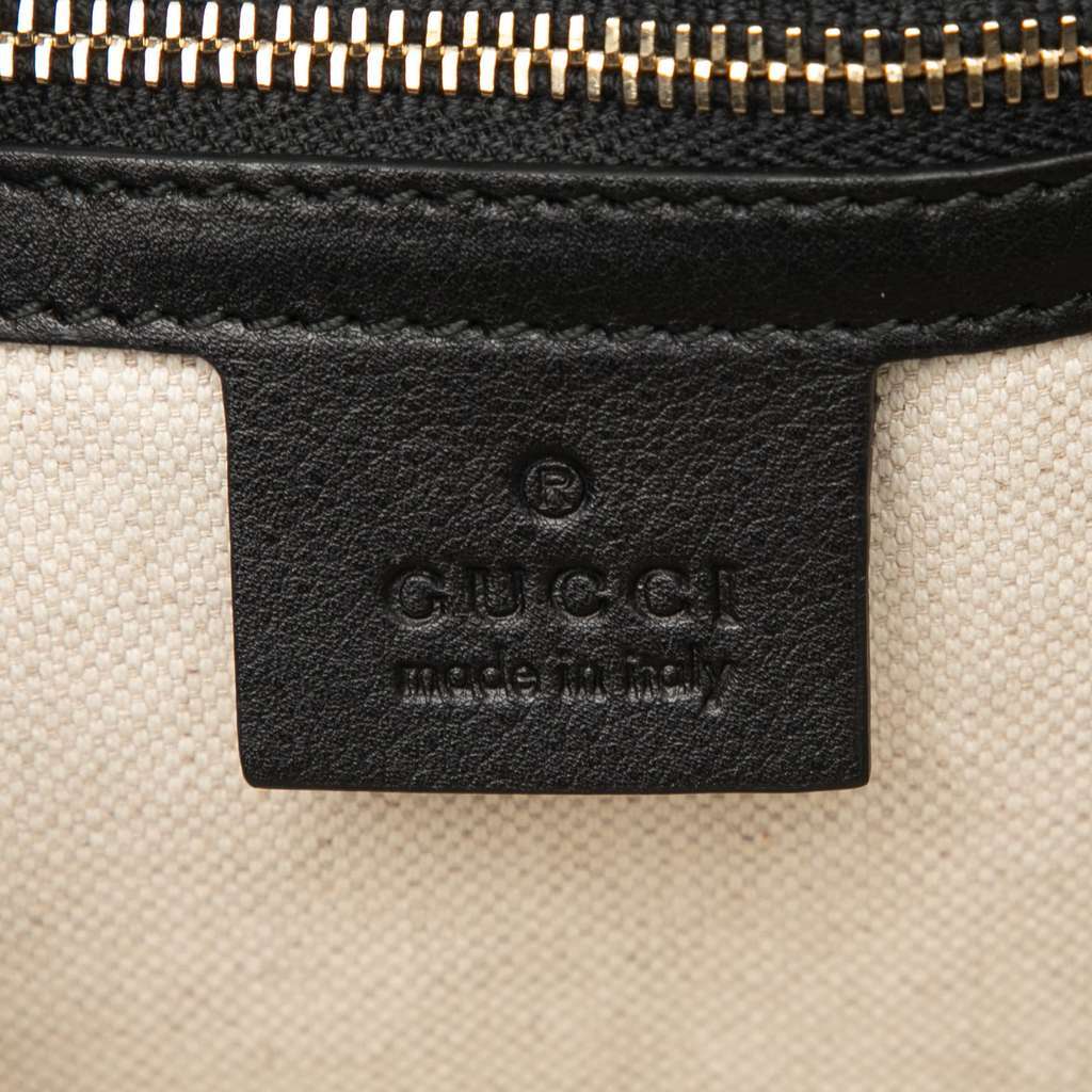 Gucci Patent Microguccissima Nice Tote Black Leather Good - Box View