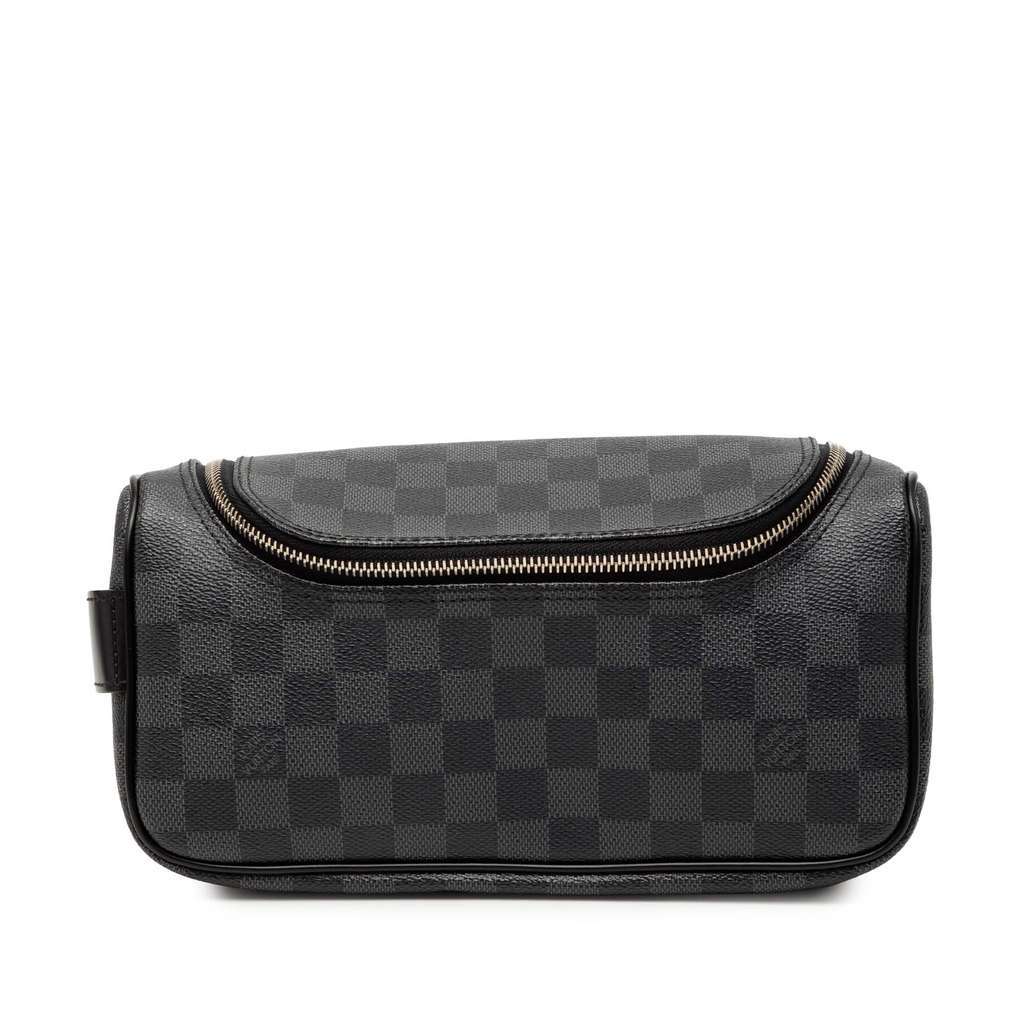 Louis Vuitton Damier Graphite Toiletry Pouch Black Very good condition - Front View